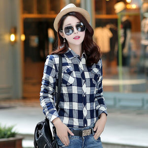 2019 Brand New Winter Warm Women Velvet Thicker Jacket Plaid Shirt Style Coat Female College Style Casual Jacket Outerwear