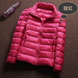 Ultra Light 90% White Duck Down Jacket Women Winter Coat 2018 Thin Female Winter Slim Warm Jacket Windproof Down Coat Plus colth